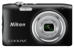 Nikon - Coolpix A100 20MP 5x - Zoom - Compact Camera - Black